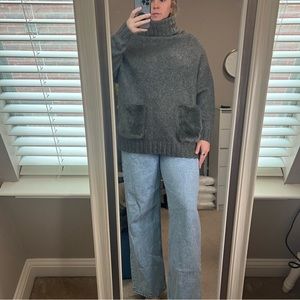 Dark grey Zara Knit sweater